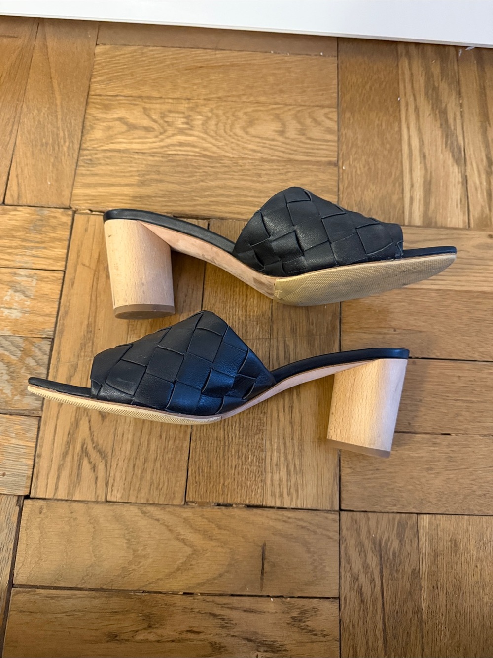 Veronica Beard Kiele Woven Mules